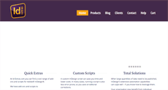 Desktop Screenshot of id-extras.com